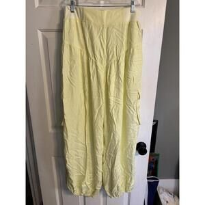 Free People Movement Baggy Cargo Pants – Yellow – Size M – NWT